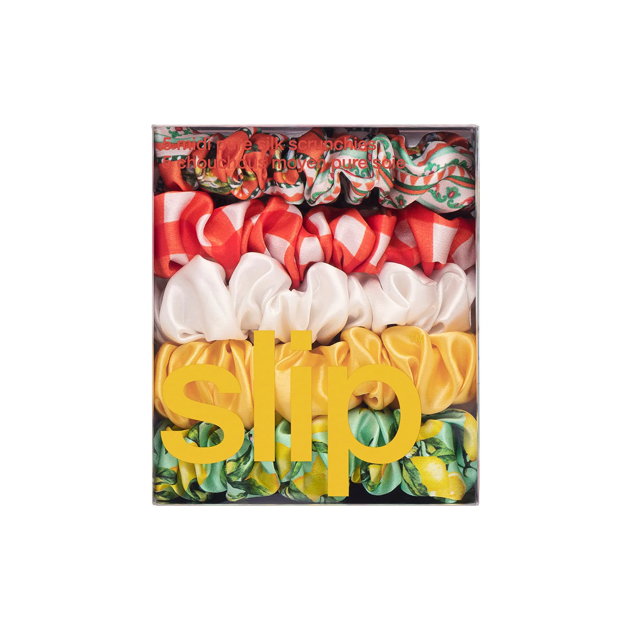 MIDI SCRUNCHIES - SET OF 5 - AMALFI