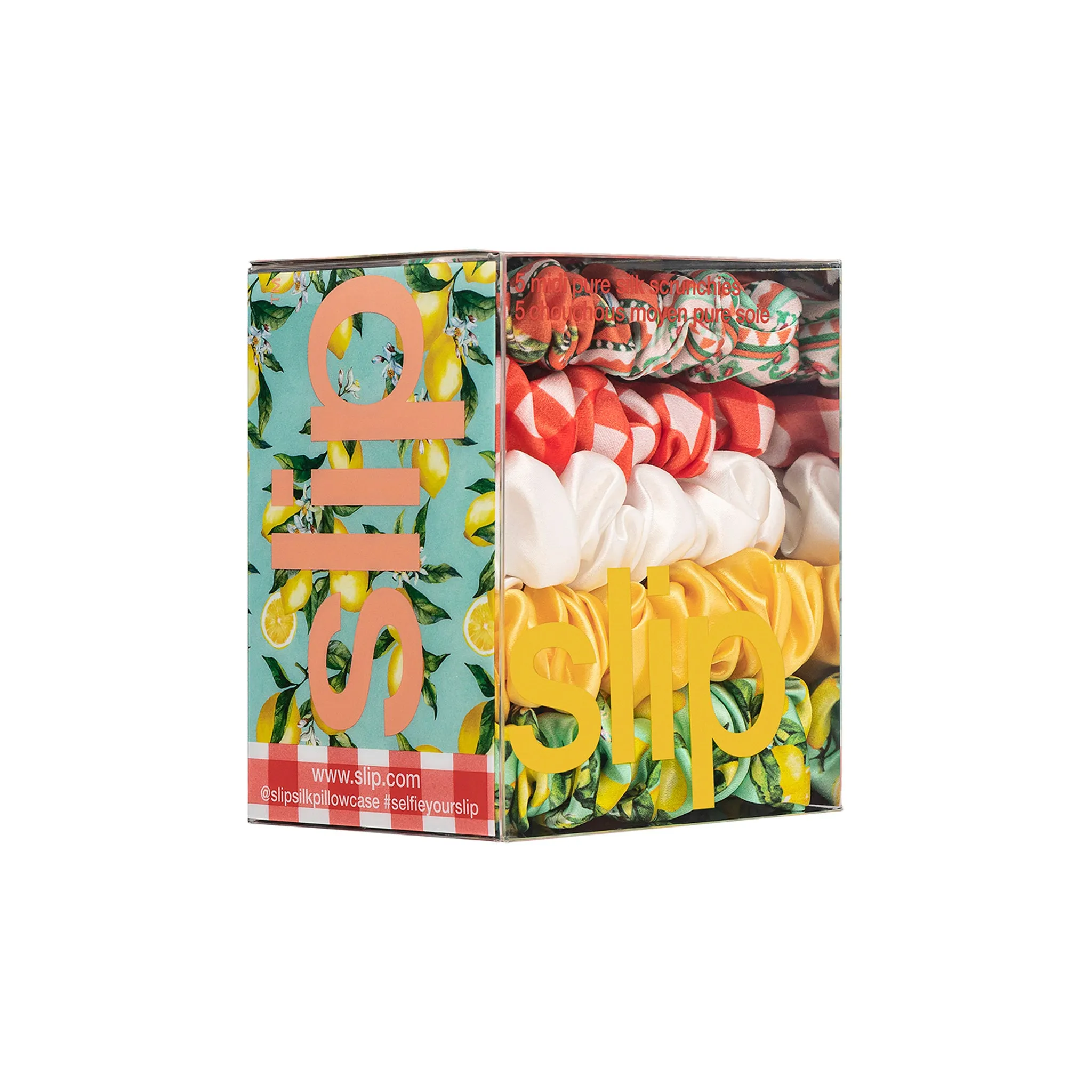 MIDI SCRUNCHIES - SET OF 5 - AMALFI