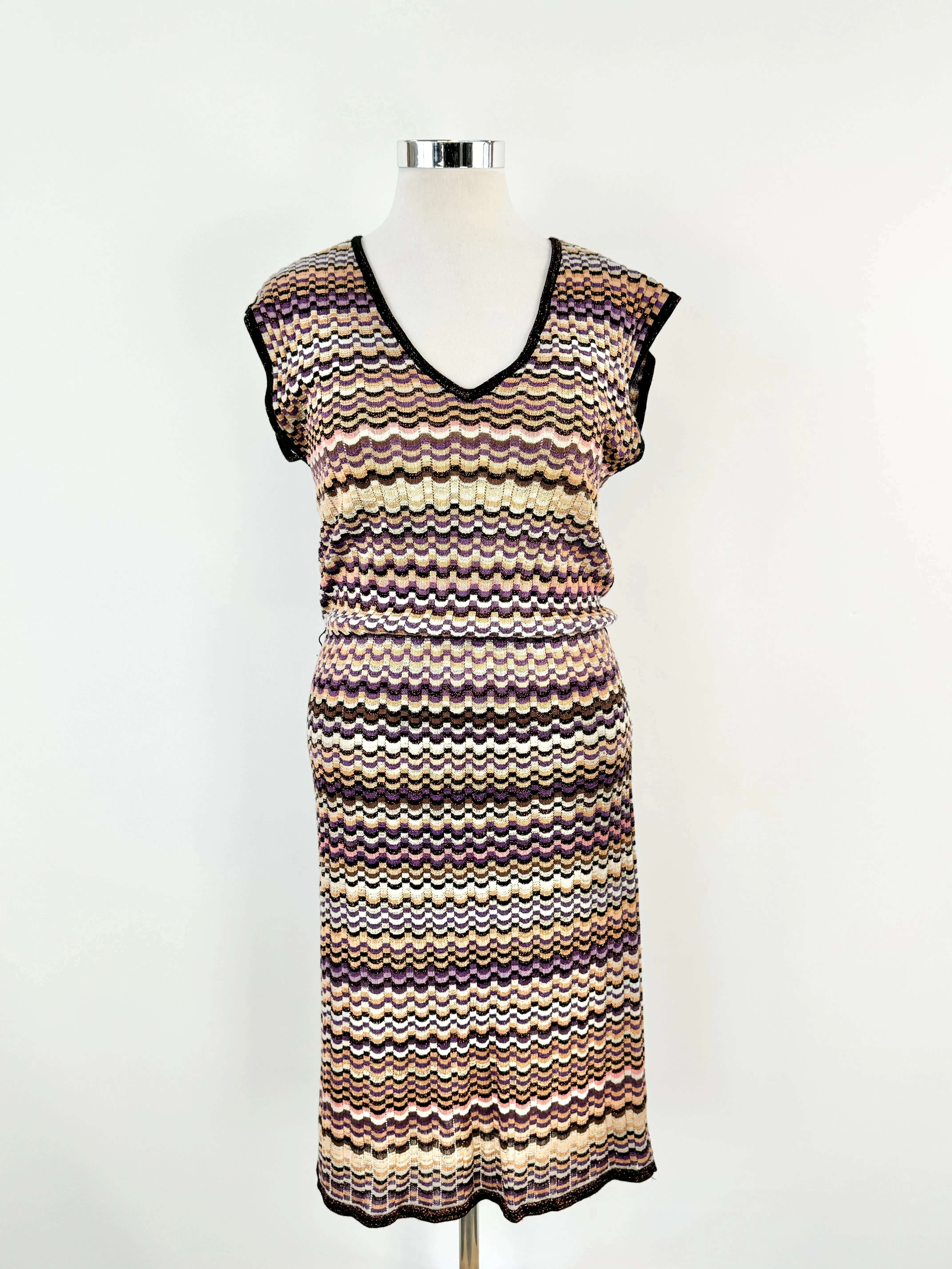 Missoni for Lindex Mulitcolour Sleeveless Knit Dress - AU10