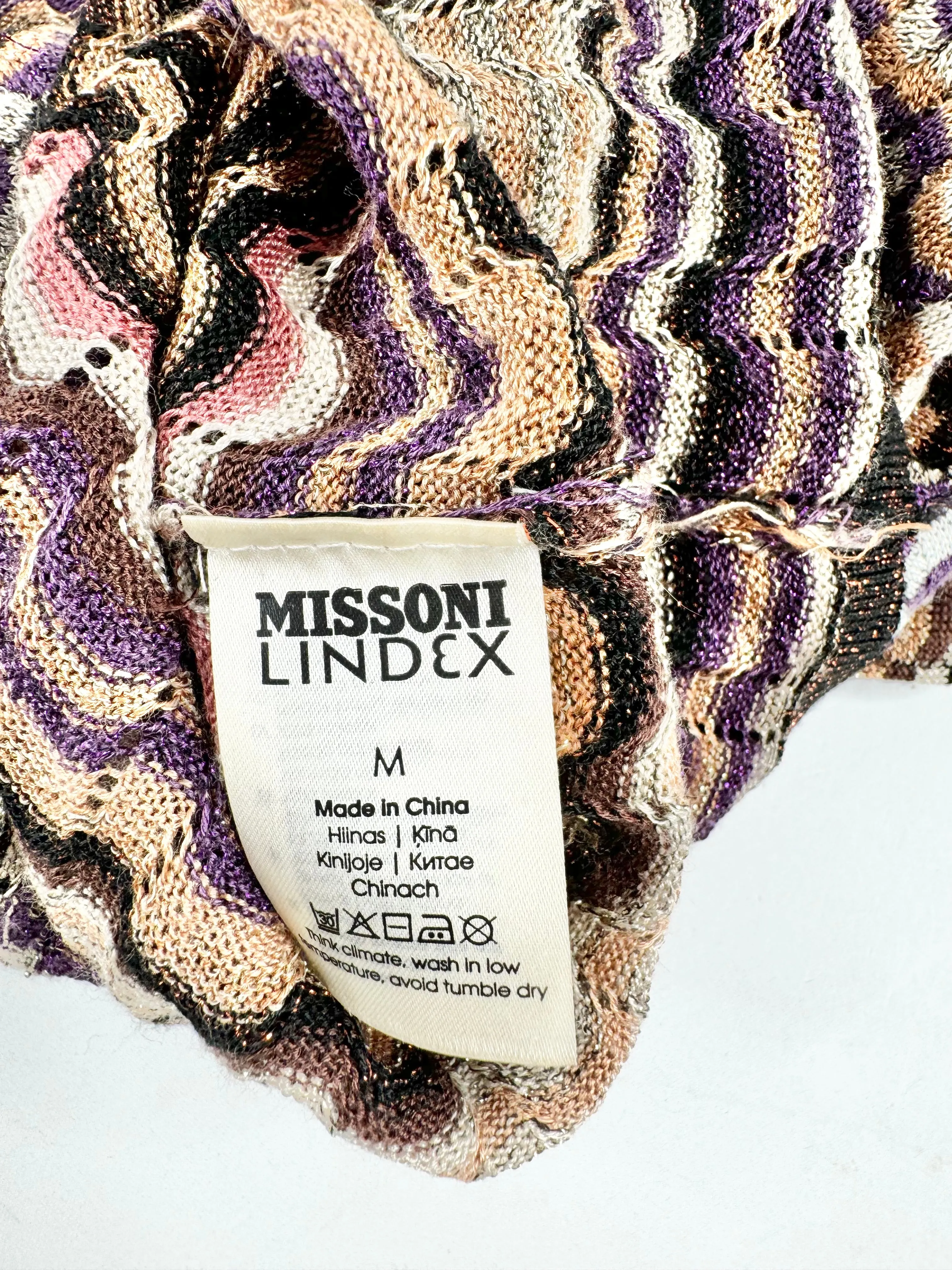 Missoni for Lindex Mulitcolour Sleeveless Knit Dress - AU10
