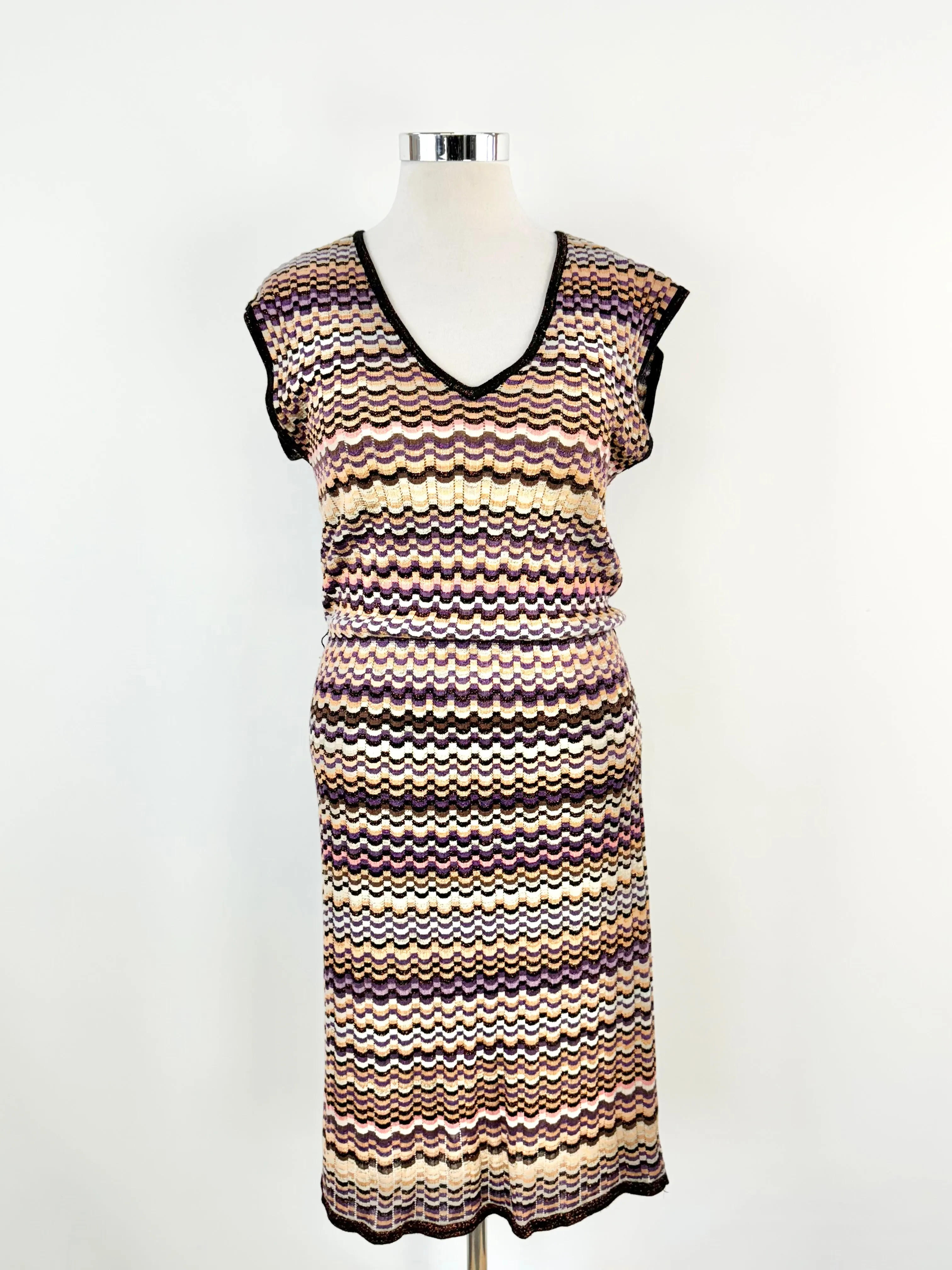Missoni for Lindex Mulitcolour Sleeveless Knit Dress - AU10
