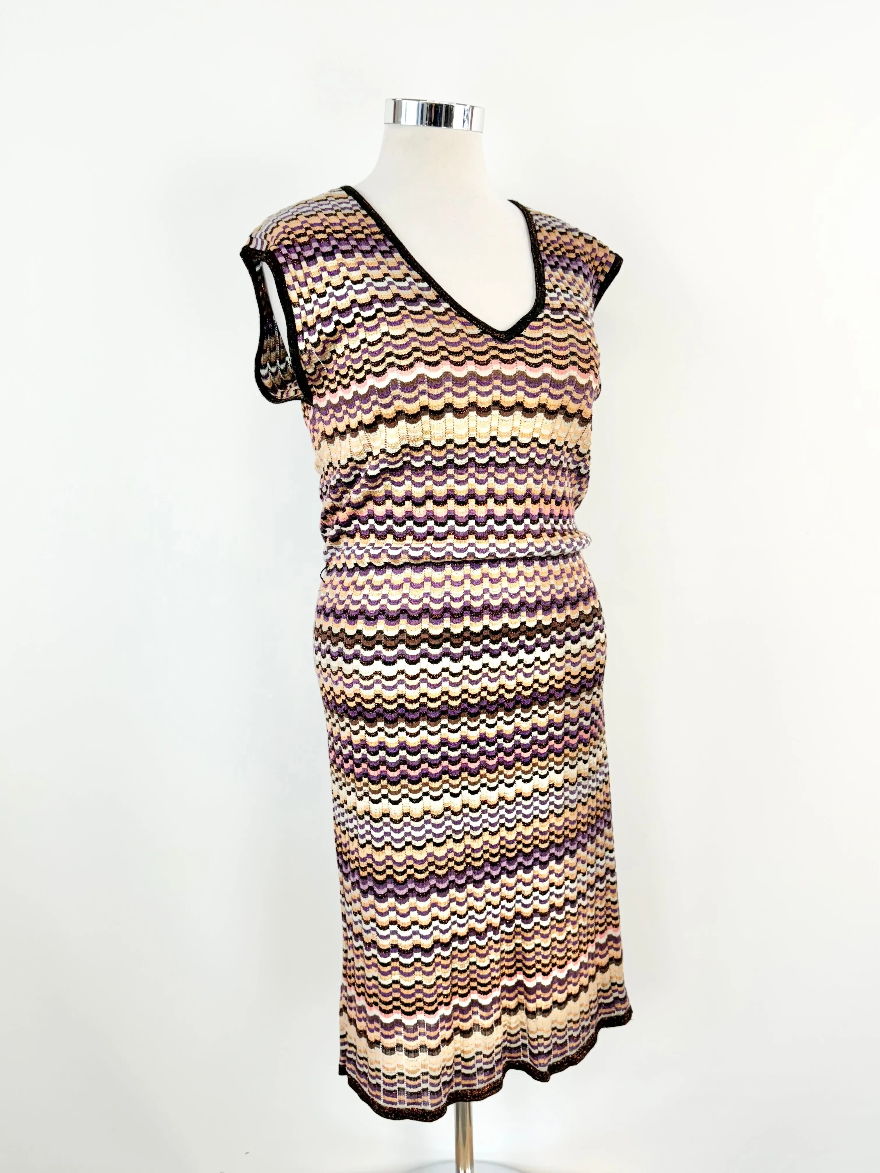 Missoni for Lindex Mulitcolour Sleeveless Knit Dress - AU10