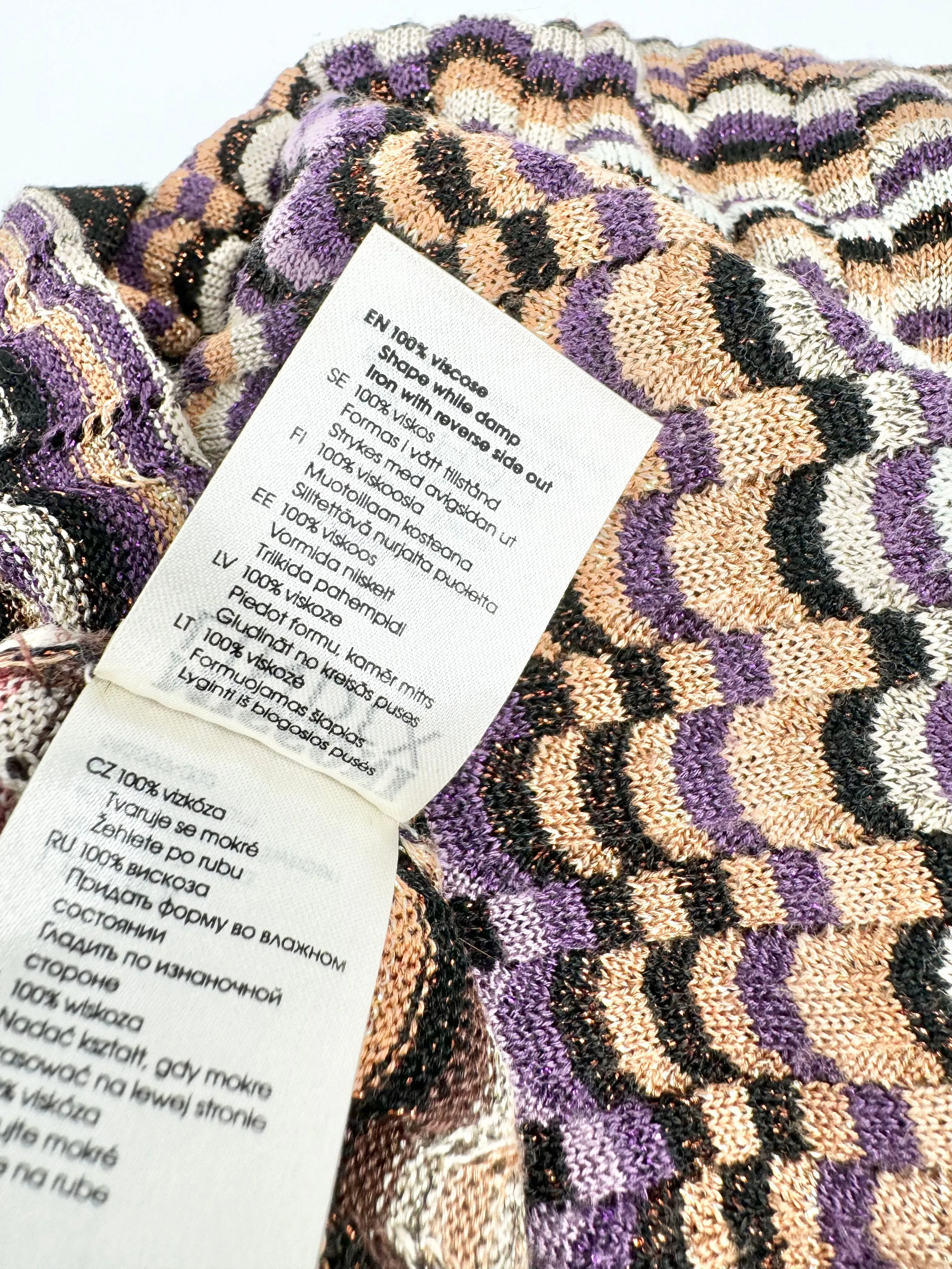 Missoni for Lindex Mulitcolour Sleeveless Knit Dress - AU10