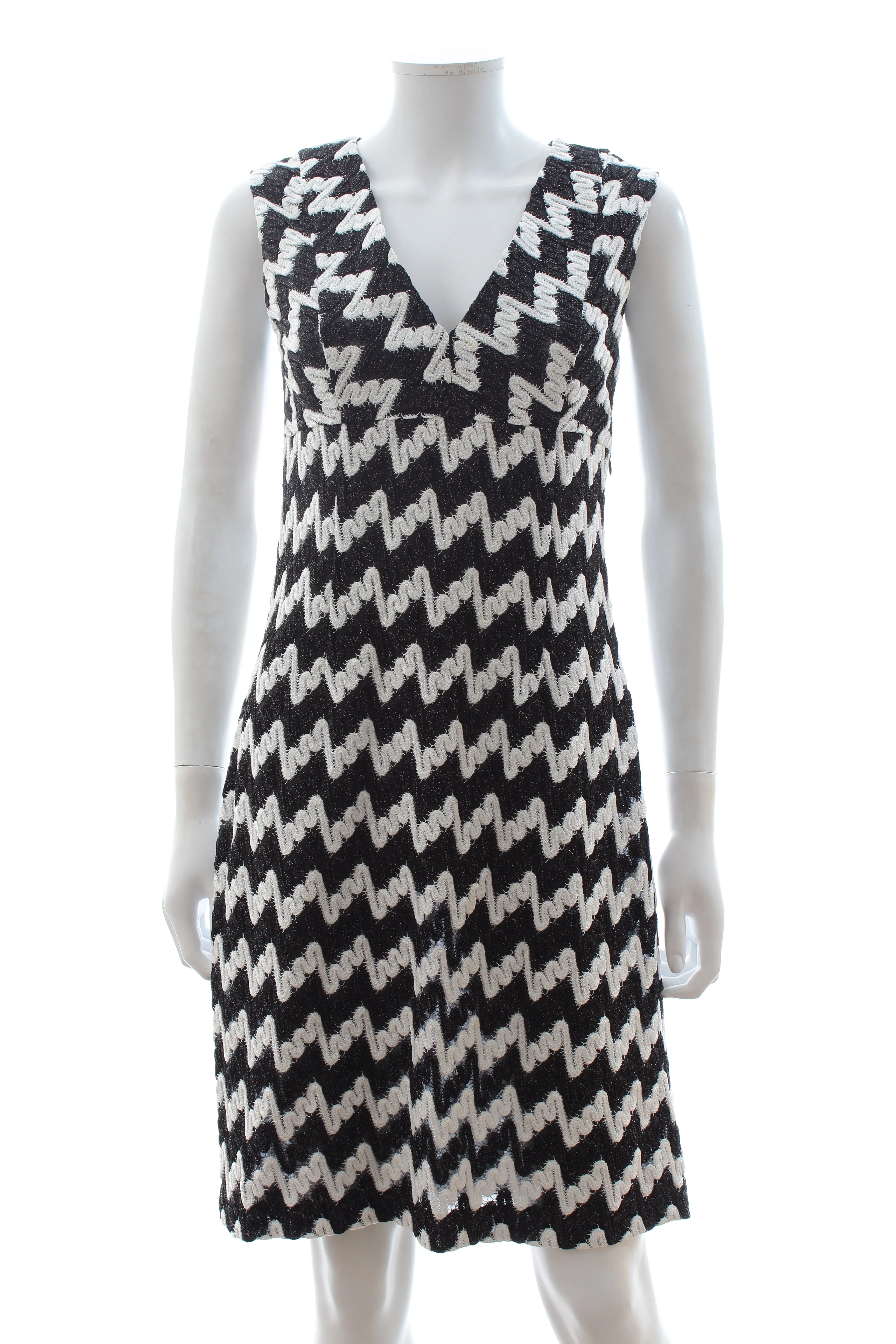 Missoni Sleeveless Swirl Knit Dress