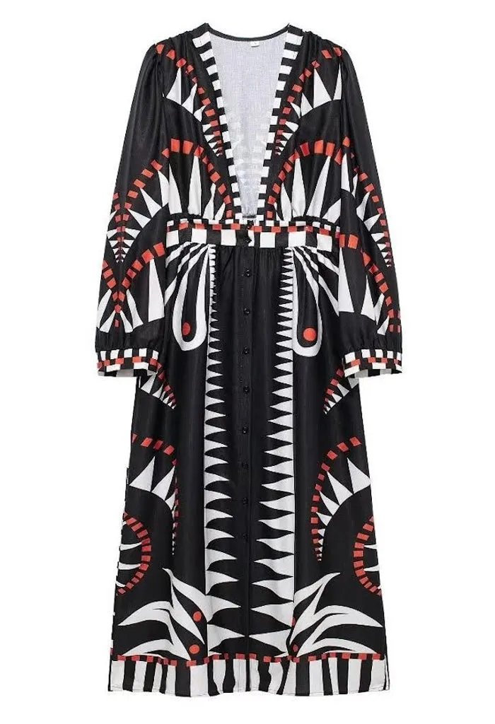 Moroccan Midi Dress