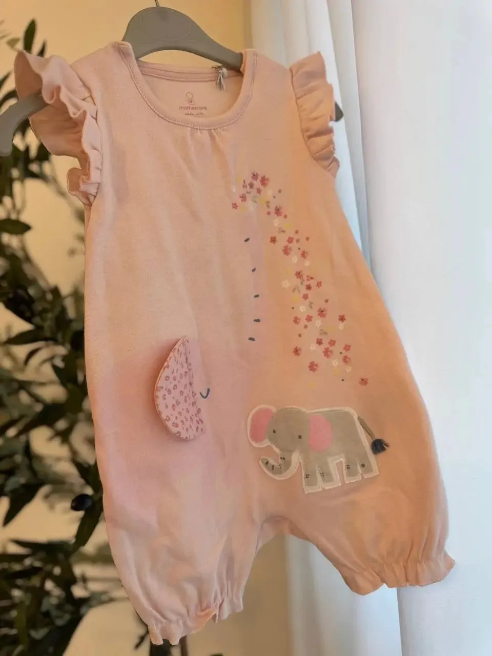 Mothercare Baby Girl Elephant Overall
