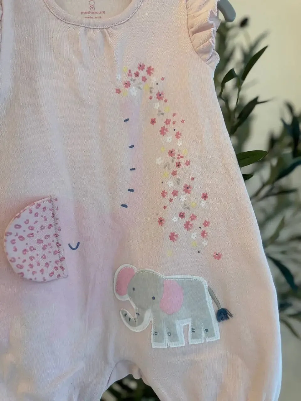 Mothercare Baby Girl Elephant Overall