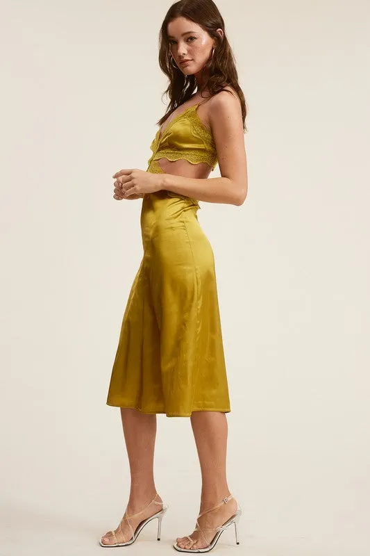 Mustard Dubai Dress