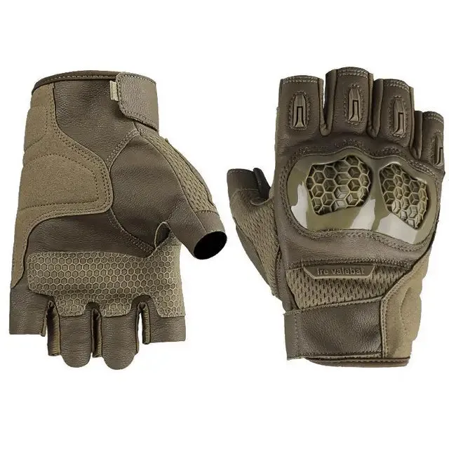 New Men Half Finger Tactical Gloves Shock Absorbing