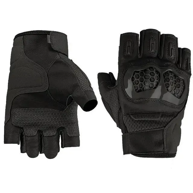 New Men Half Finger Tactical Gloves Shock Absorbing