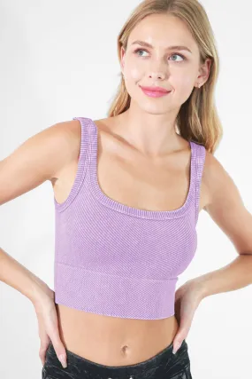NIKIBIKI: Vintage Chevron Crop Top