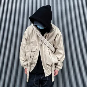 Nylon Trench Coat With Large Pockets