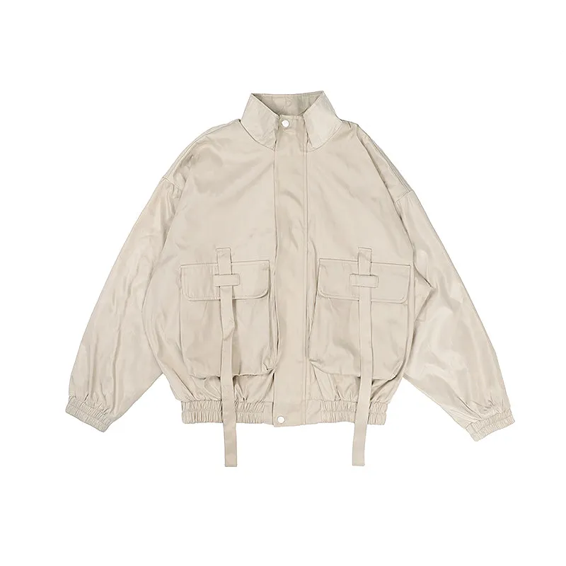 Nylon Trench Coat With Large Pockets