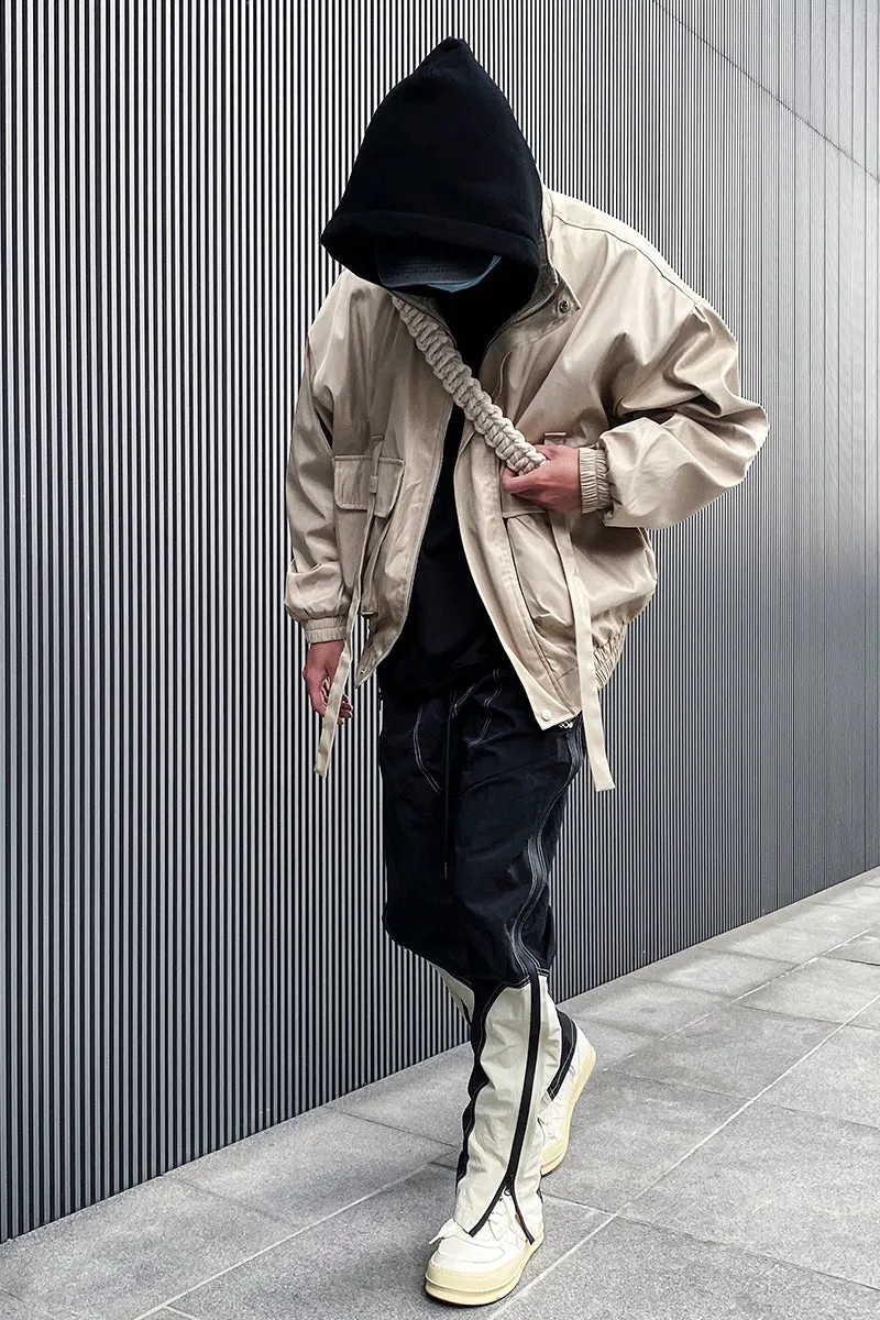 Nylon Trench Coat With Large Pockets
