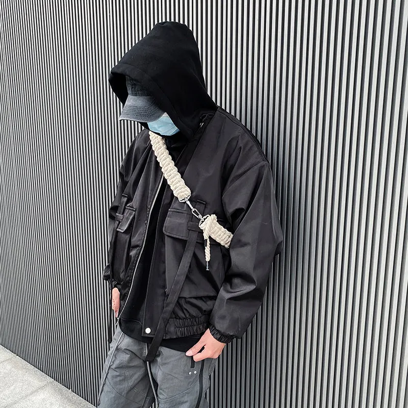 Nylon Trench Coat With Large Pockets