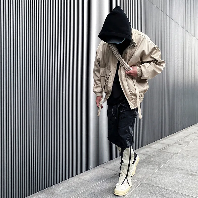 Nylon Trench Coat With Large Pockets