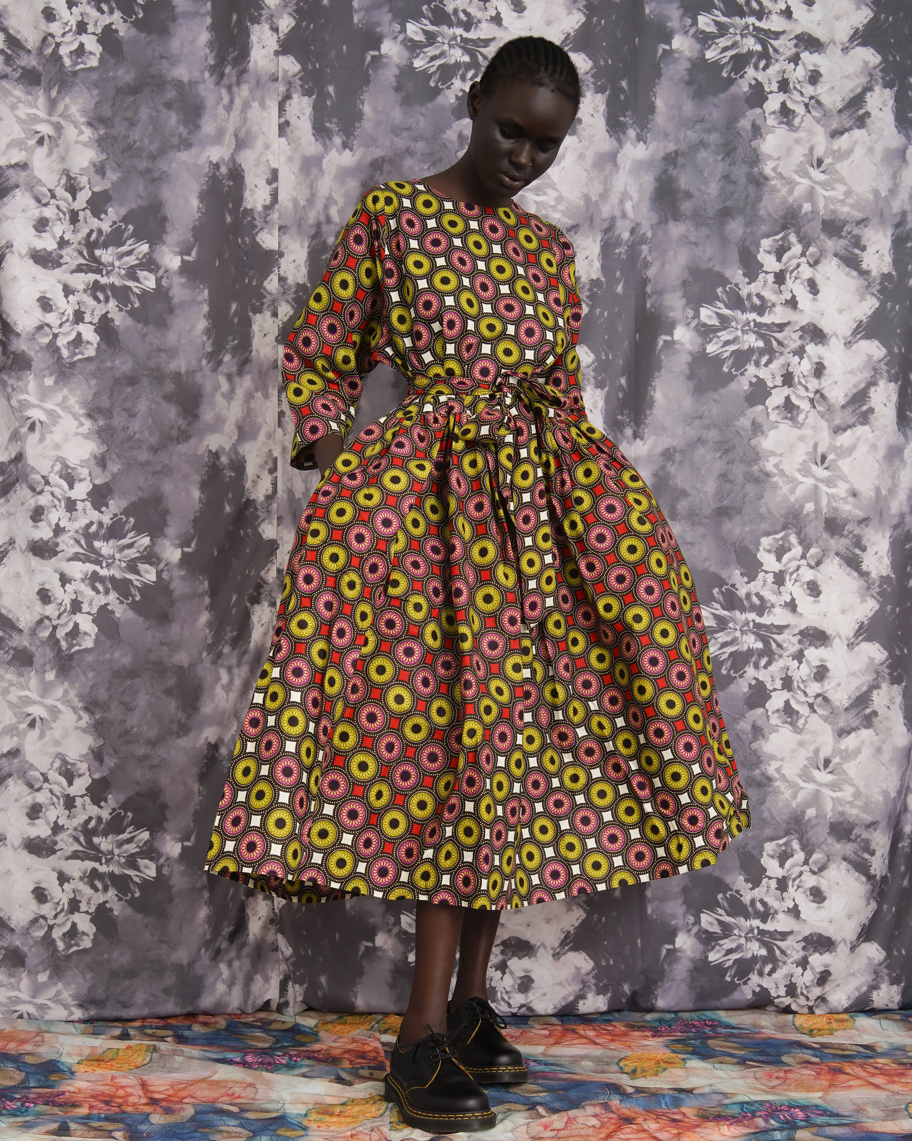 October Belted Dress