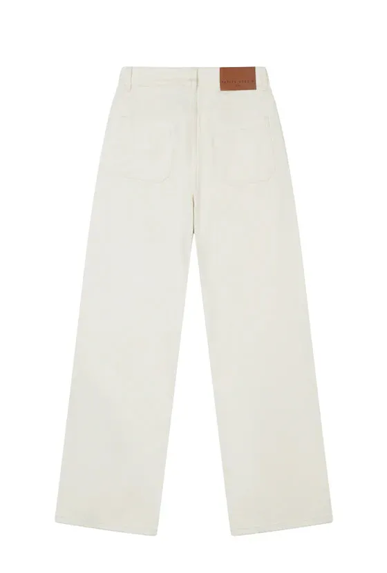 Odilia Mid Rise Straight Leg Jeans