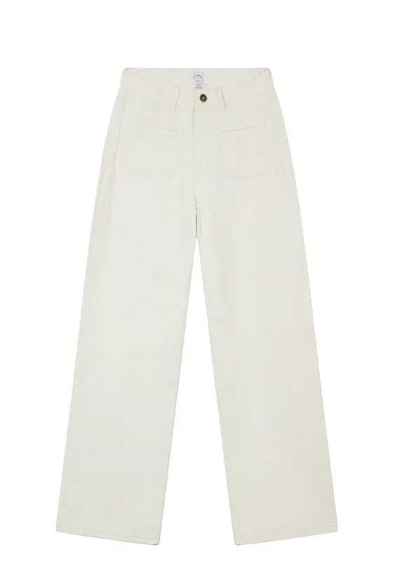 Odilia Mid Rise Straight Leg Jeans