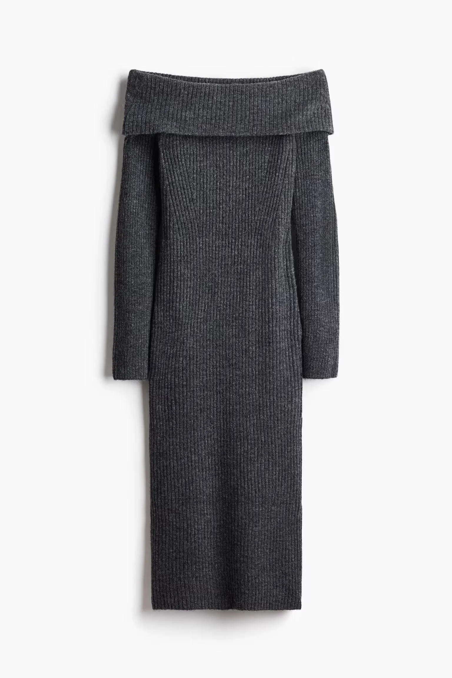 Off Shoulder Knit Dress