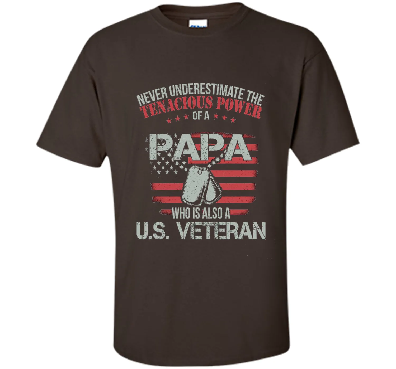 PAPA WHO IS ALSO A U.S. VETERAN T-shirt