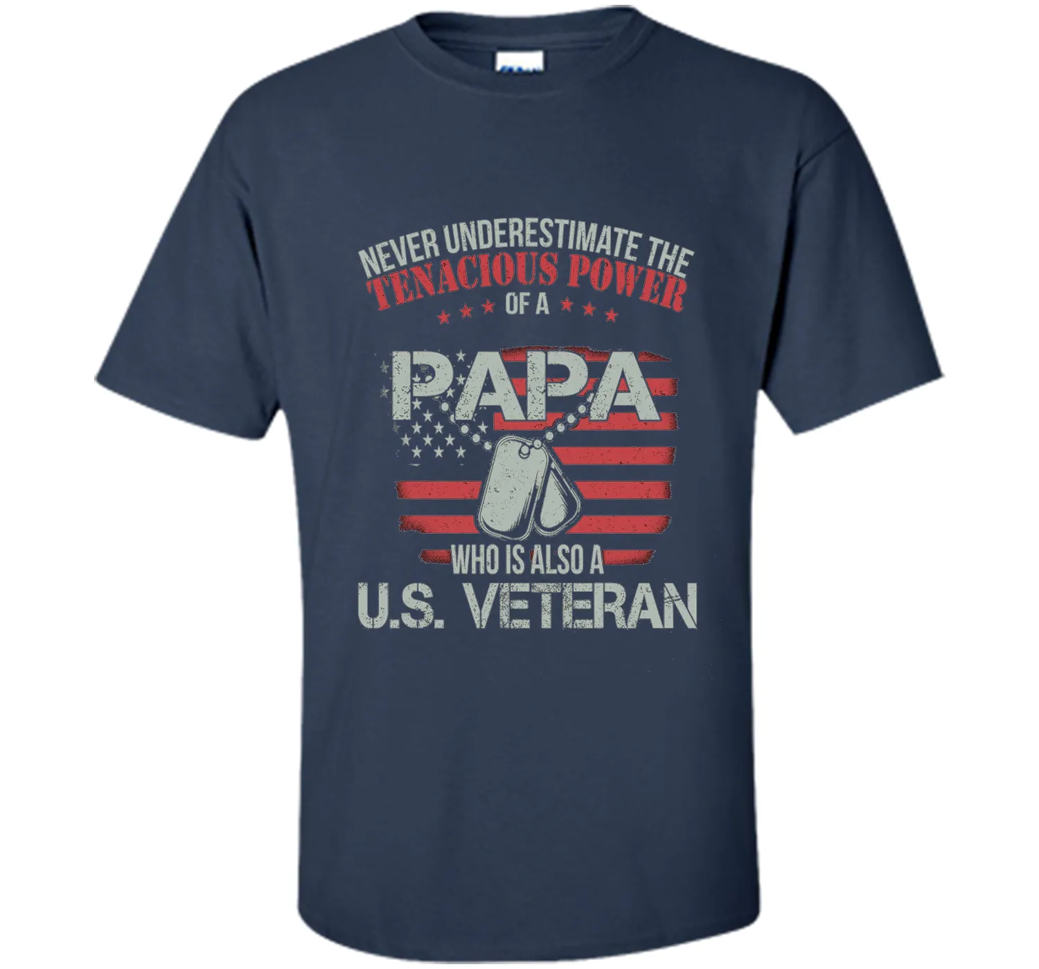 PAPA WHO IS ALSO A U.S. VETERAN T-shirt