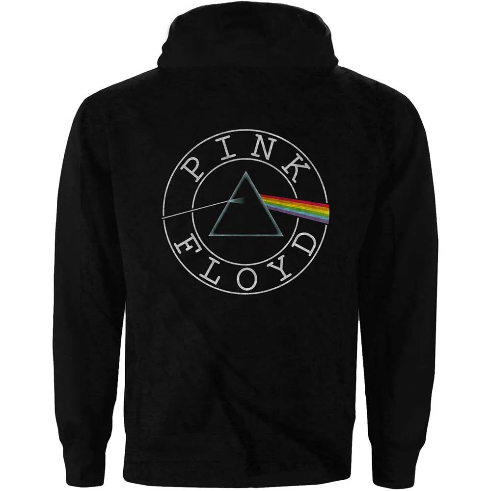 Pink Floyd - Circle Logo Zipped Hoodie