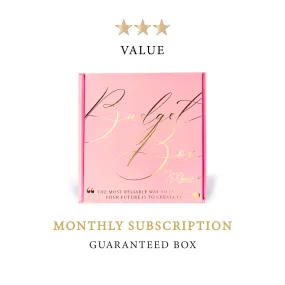 P.Louise Budget Box (Monthly Subscription) Start Date November