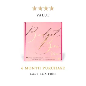 P.Louise Budget Box Subscription (6 Months) Start Date November
