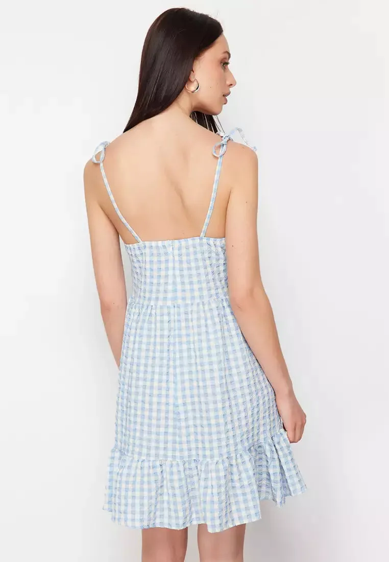 Preppy Plaid Mini Dress