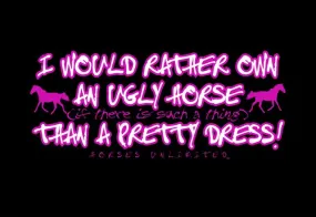 "Pretty Dress" Horses Unlimited T-Shirt