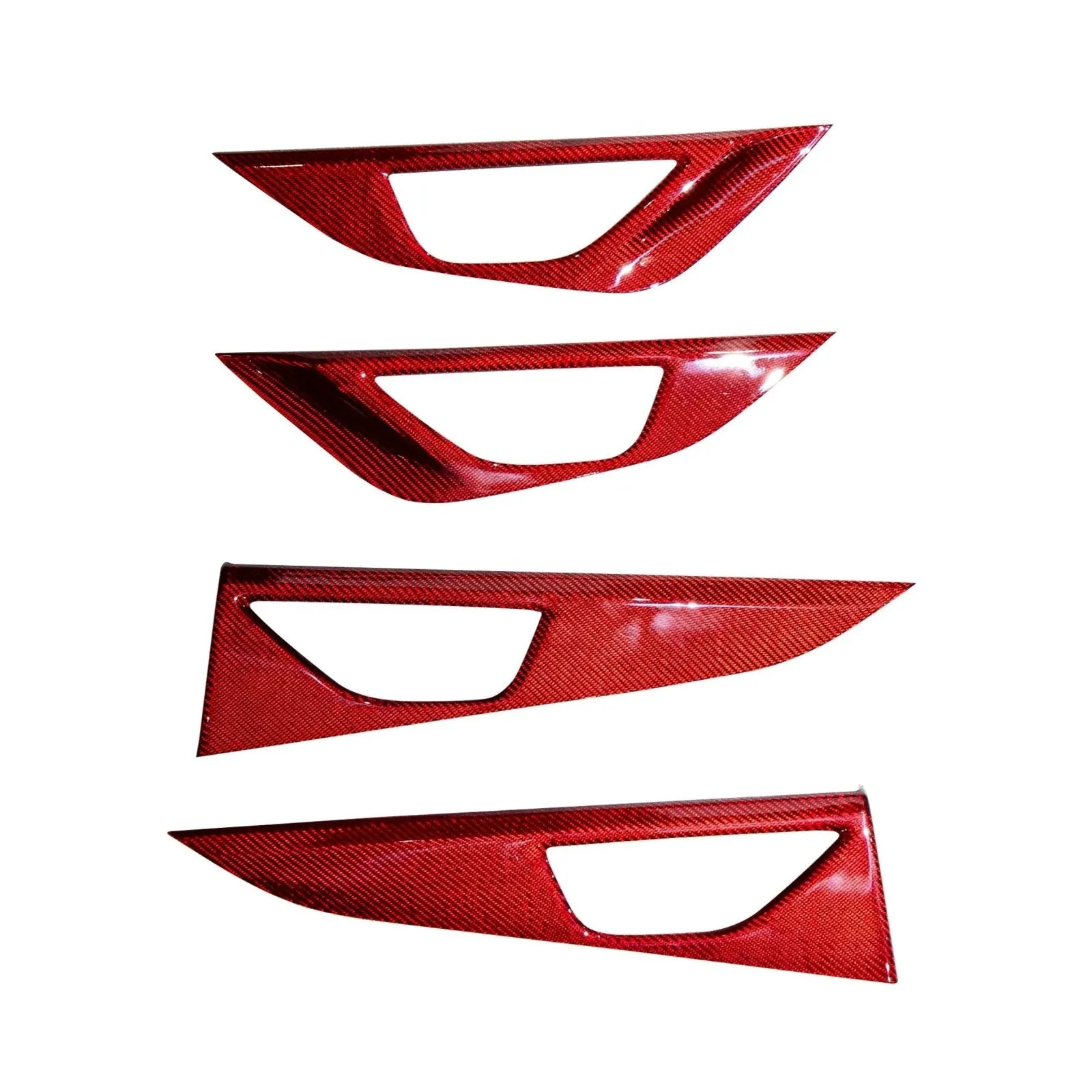 Rexpeed Dry Carbon Door Handle Trim Cover Set (2022  WRX S4 VB)