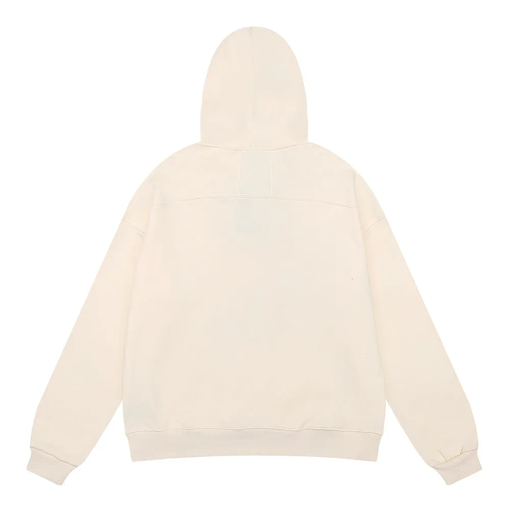 Rhude Hoodie Leopard Printed Cotton Men and Women Couple Hooded Sweater