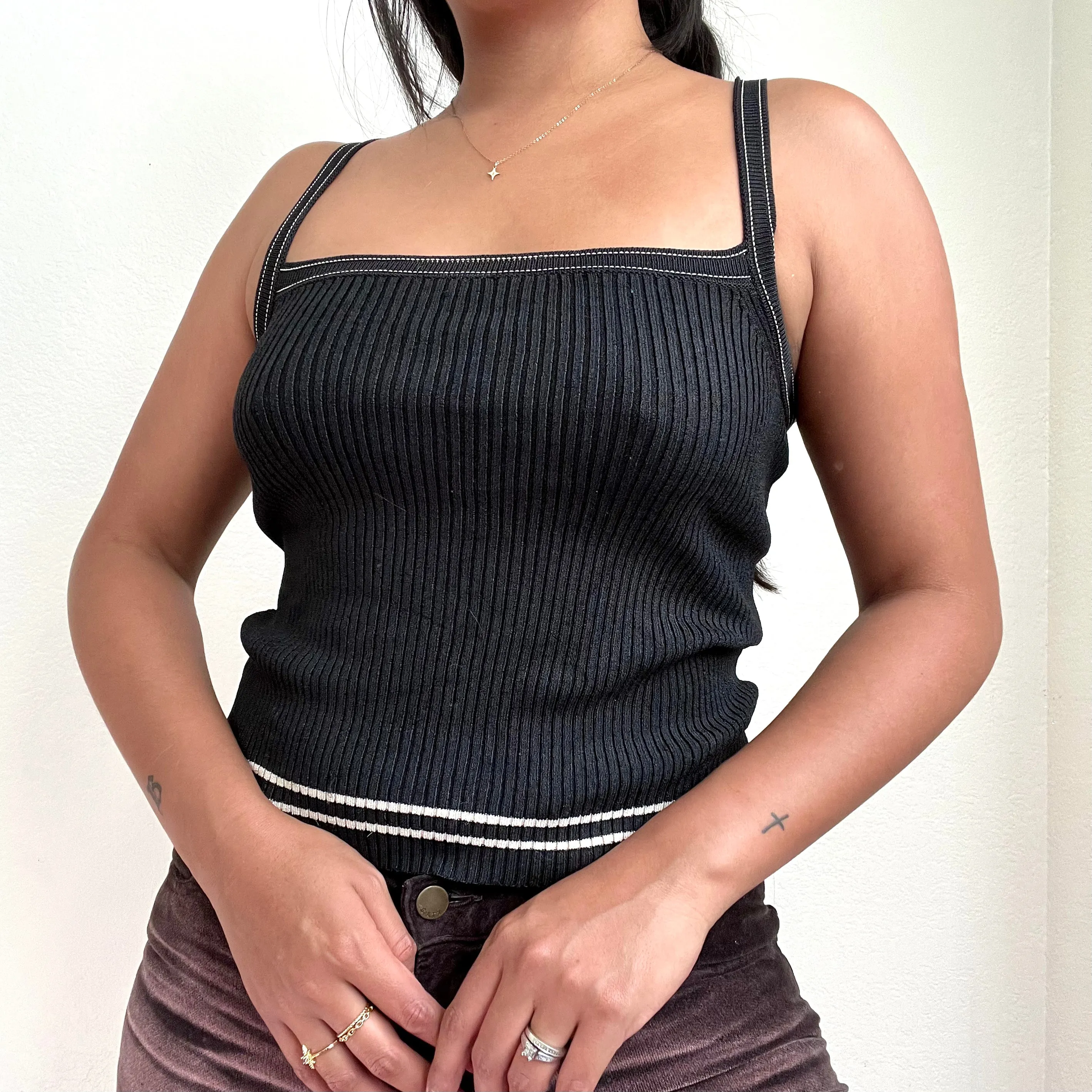 Ribbed knit top