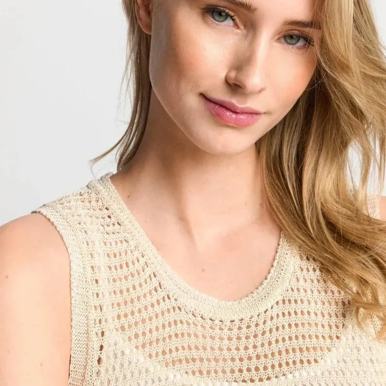 Rich & Royal Pointelle Knit Dress