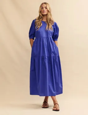 Rochelle Midi Dress India Blue