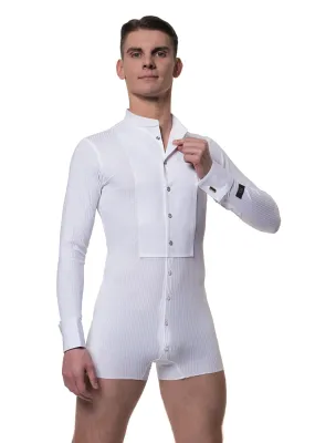 RS Atelier Nero easy button stretch Ballroom Dance Shirt