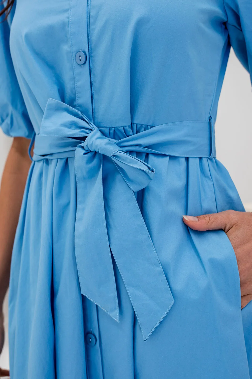 Shannon Midi Dress Blue