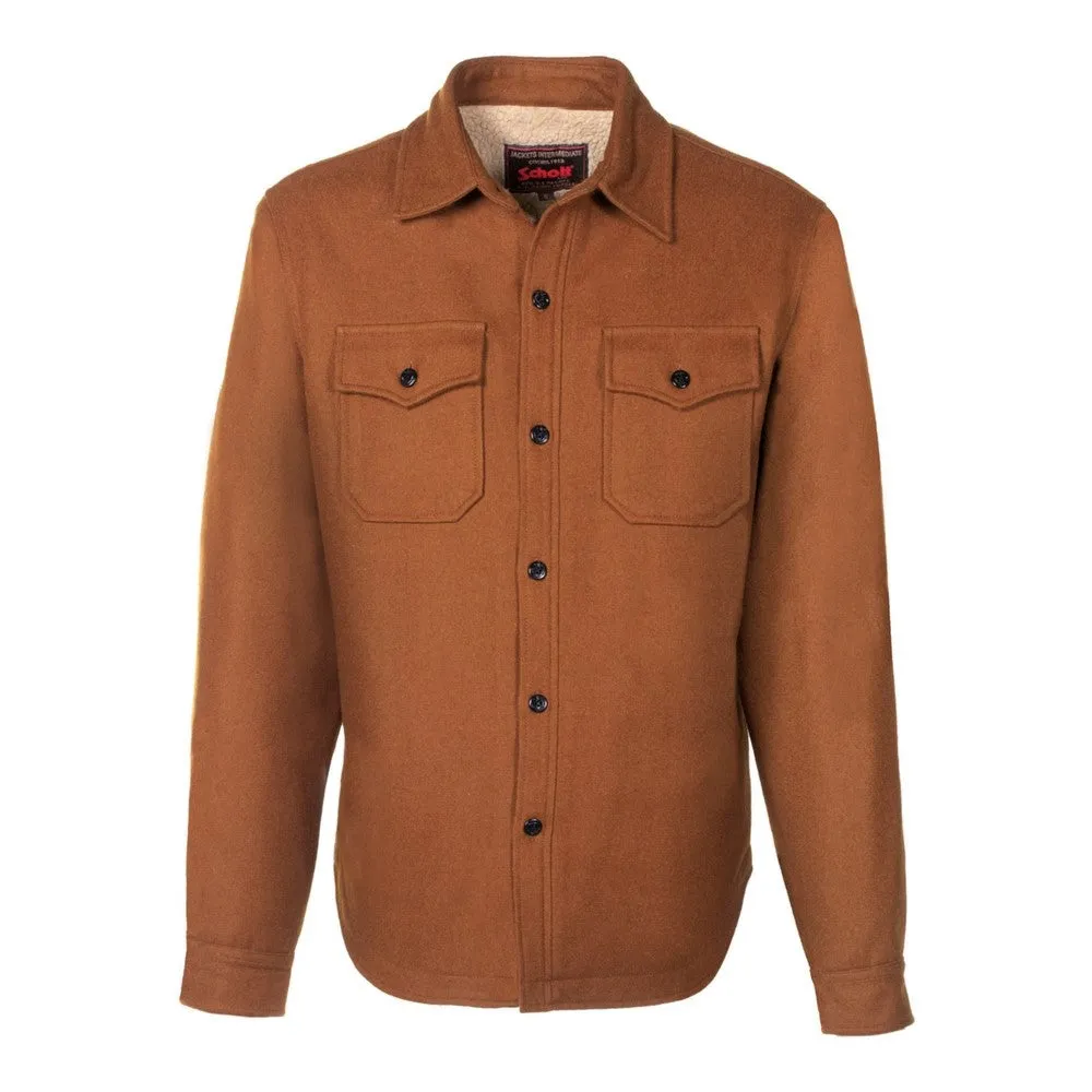 Sherpa Lined Wool CPO Shirt-Jacket