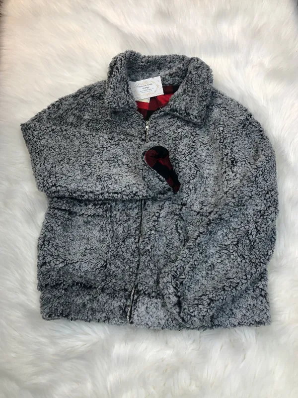 Sherpa with Buffalo Plaid lining Jacket