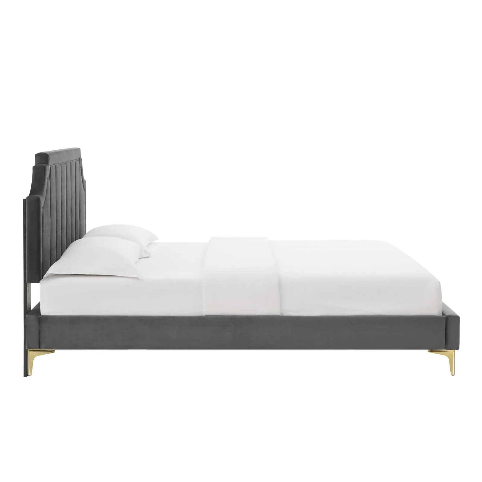 Sienna Performance Velvet Platform Bed