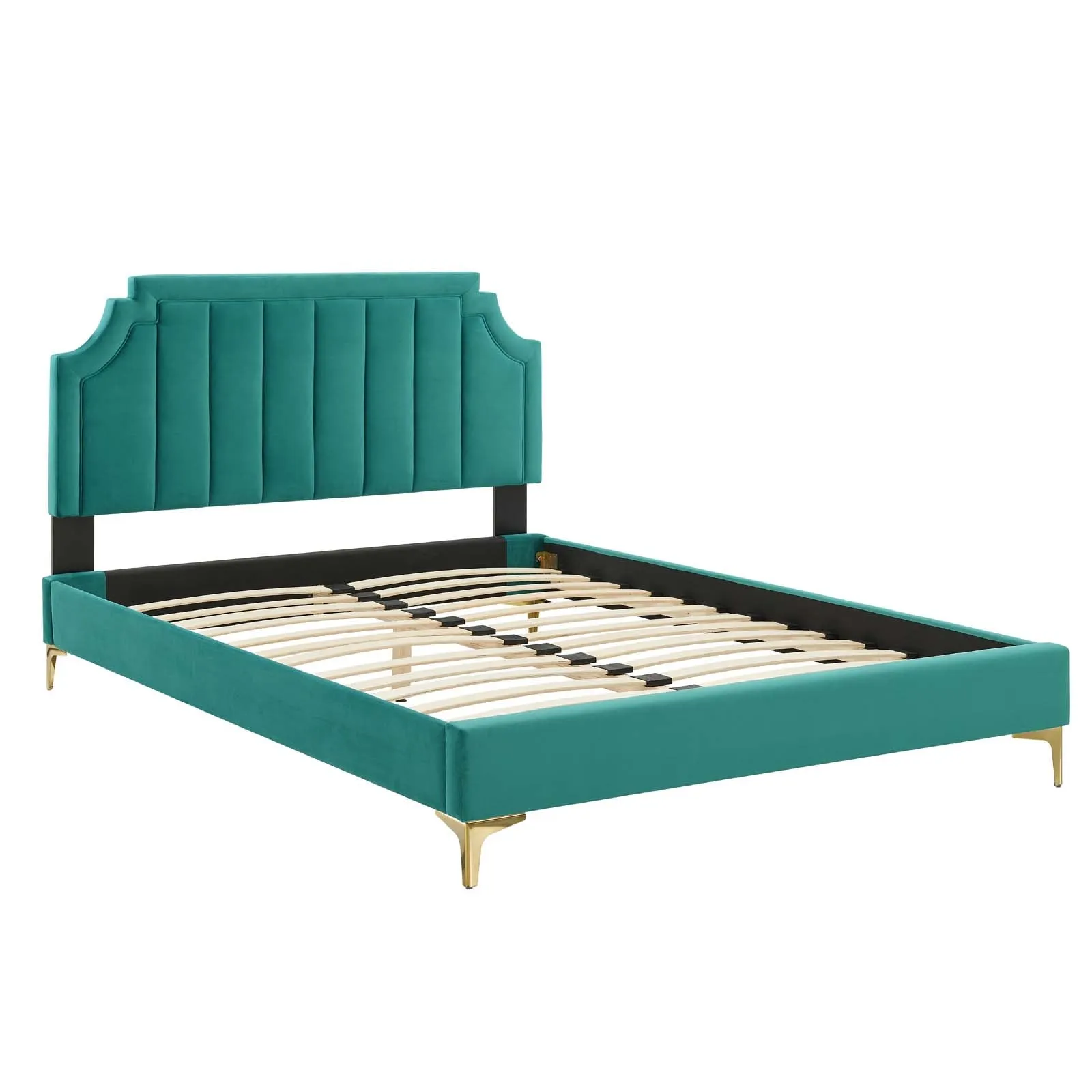 Sienna Performance Velvet Platform Bed