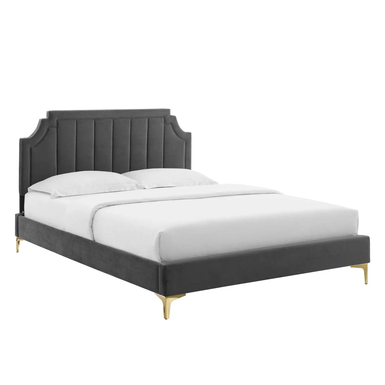 Sienna Performance Velvet Platform Bed