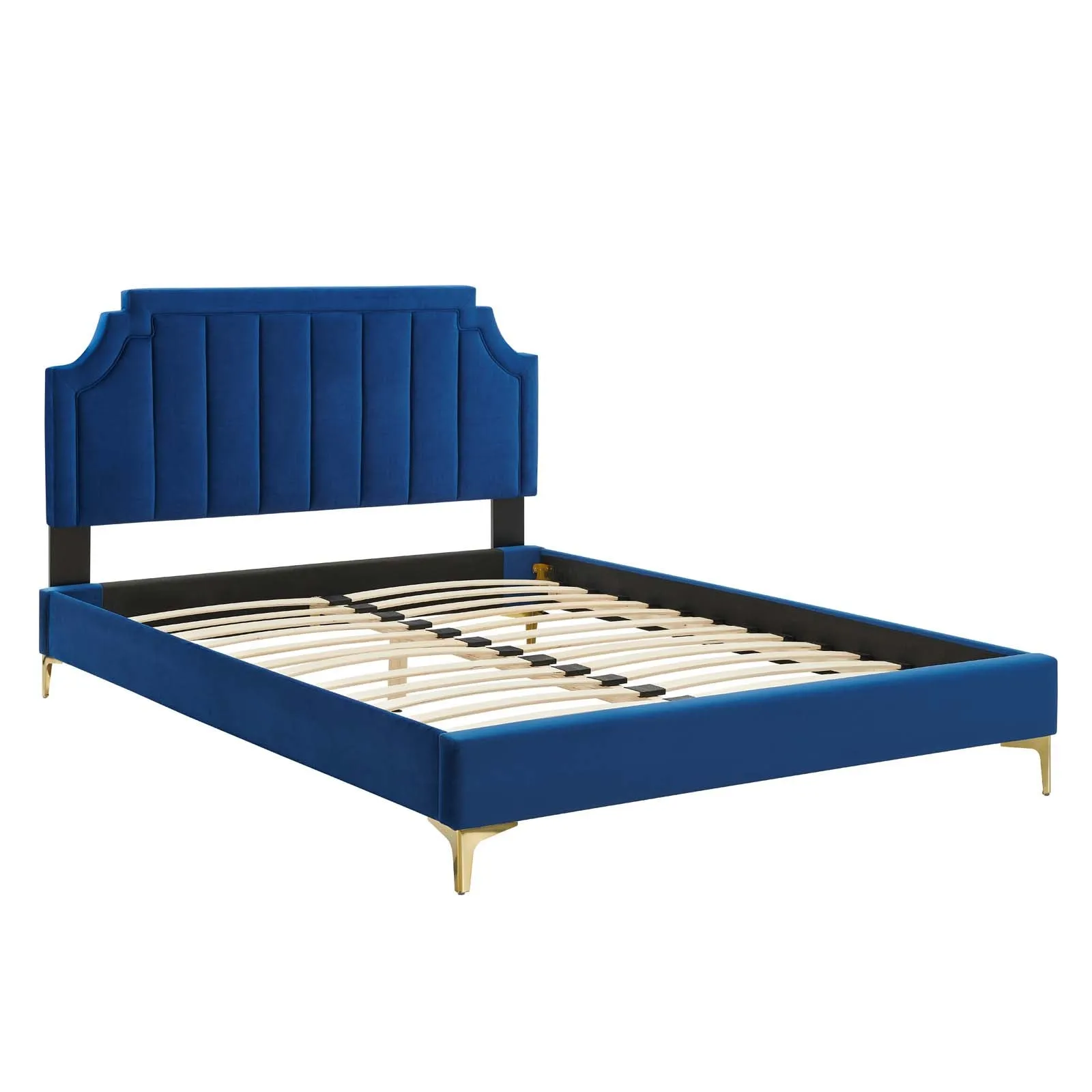 Sienna Performance Velvet Platform Bed