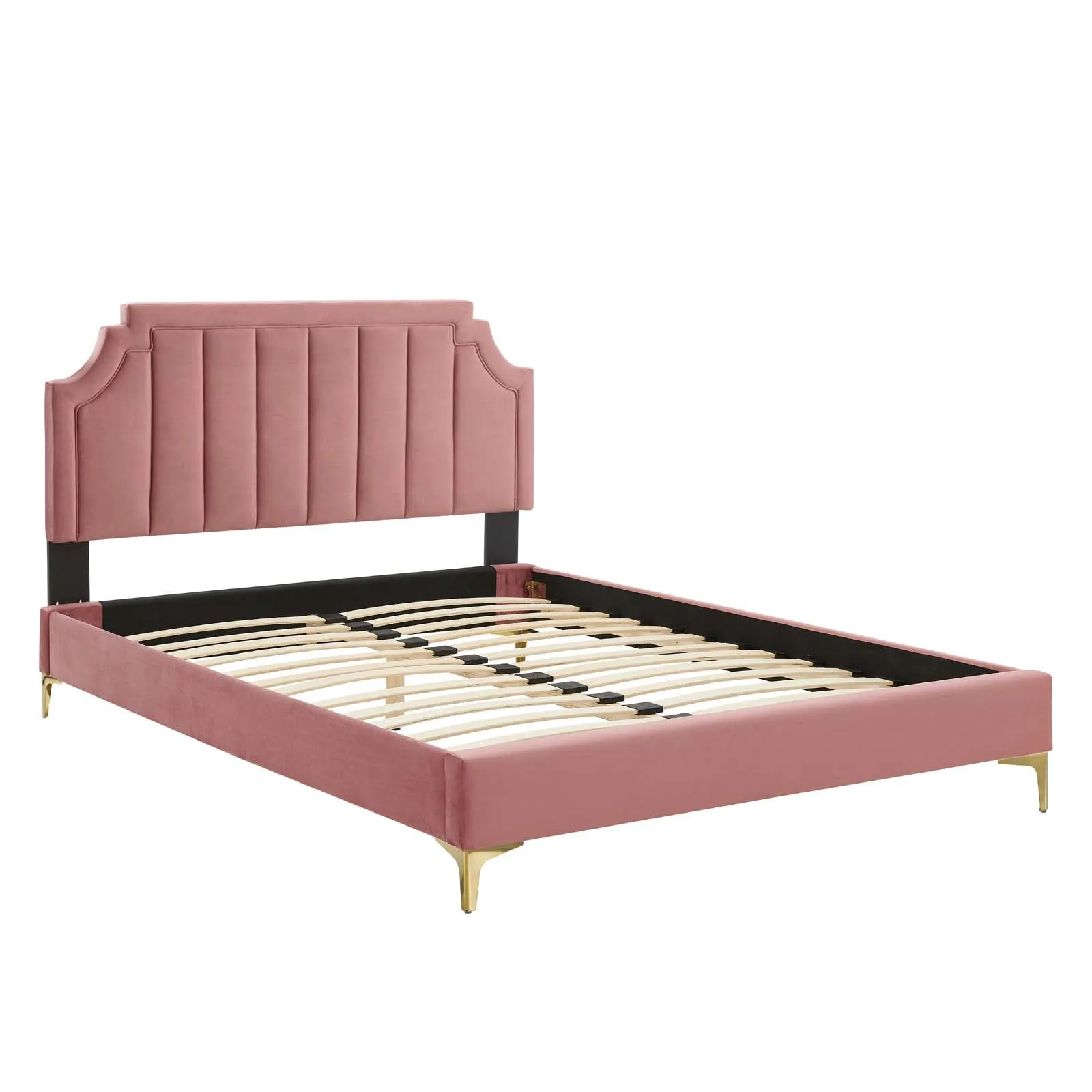 Sienna Performance Velvet Platform Bed