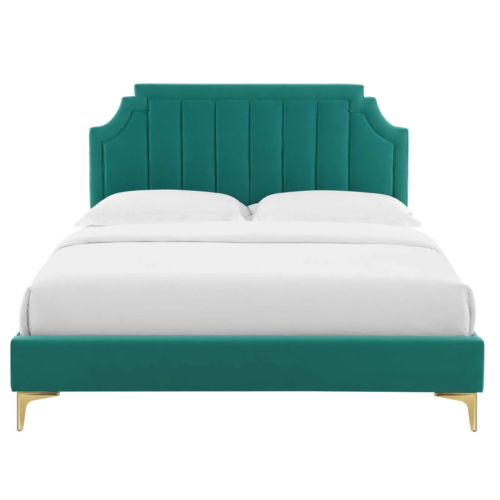Sienna Performance Velvet Platform Bed