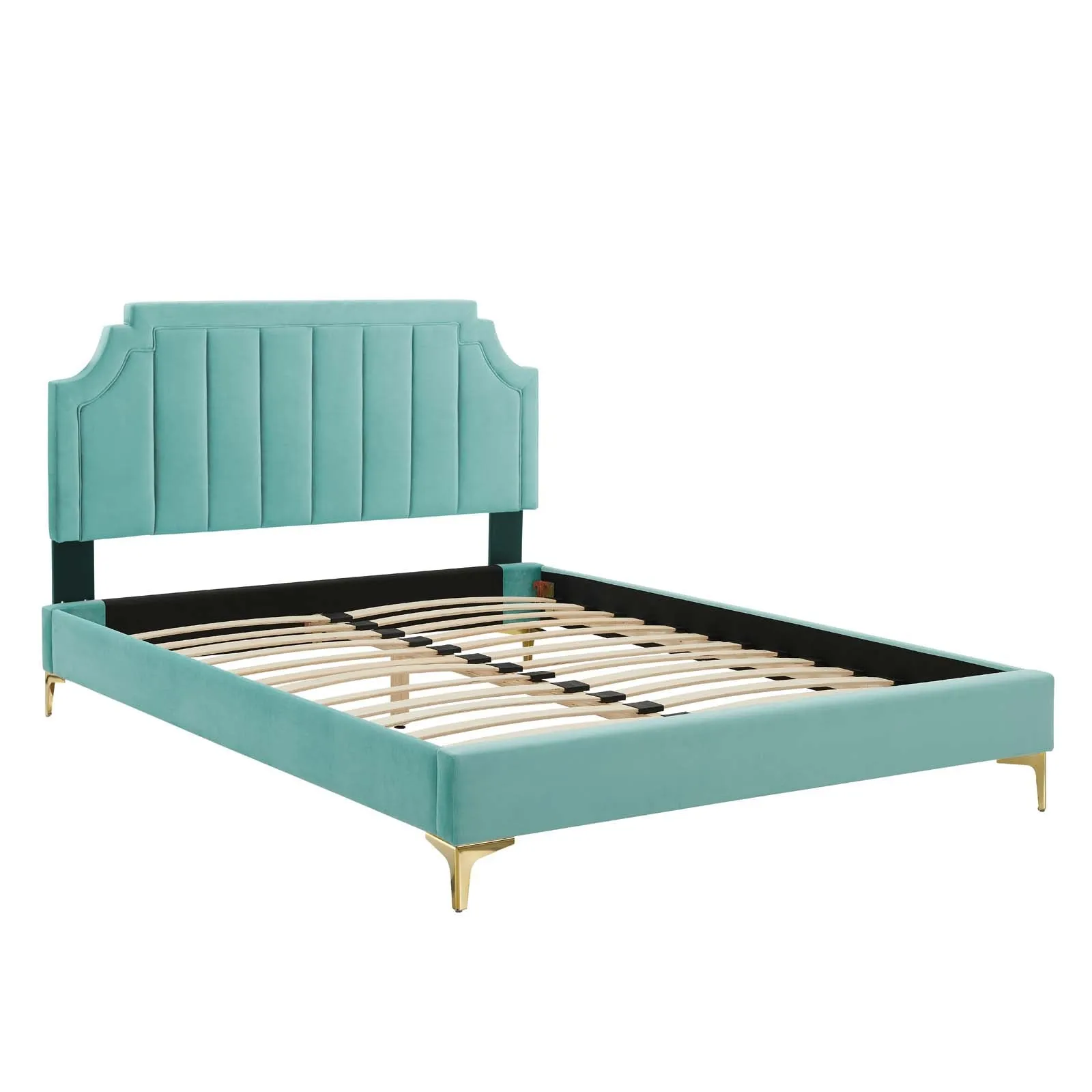 Sienna Performance Velvet Platform Bed