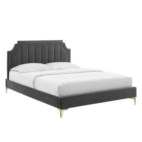 Sienna Performance Velvet Platform Bed