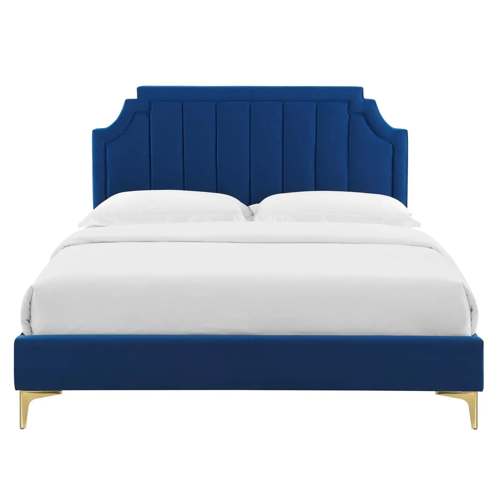 Sienna Performance Velvet Platform Bed