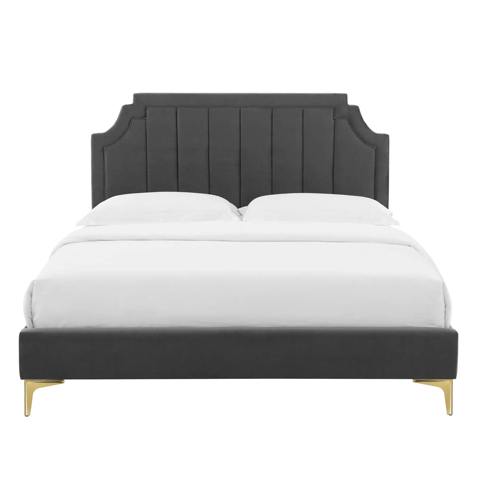 Sienna Performance Velvet Platform Bed